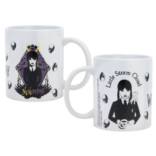 Porculanska šalica Wednesday Nevermore 325 ml (11 oz) u poklon kutiji