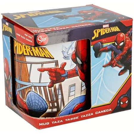 Pókember Streets porcelán bögre 325 ml (11 oz) Díszdobozban