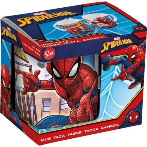 Porculanska šalica Spider-Man Streets 325 ml (11 oz) u poklon kutiji
