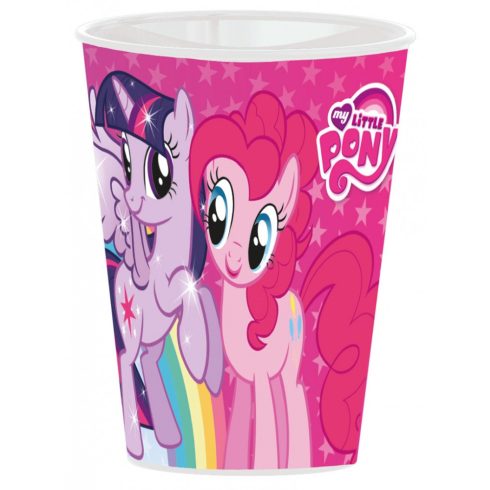 Én kicsi pónim Pink műanyag pohár 260 ml
