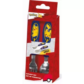   Pokémon Lightning Ergonomisches Metallbesteck-Set – 2-teilig
