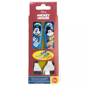   Disney Mickey True Champions Ergonomisches Metallbesteck-Set – 2-teilig