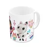 Gabi babaháza Music porcelán bögre 235 ml (8 oz) Díszdobozban