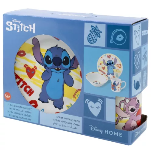 Disney Lilo i Stitch, Zvjezdani set posuđa od porculana s motivom psećeg srca u ukrasnoj kutiji