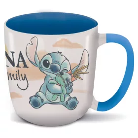   Disney Lilo & Stitch, Der Sternenhund Ohana Elite Porzellanbecher 380 ml (13 oz) in Geschenkbox