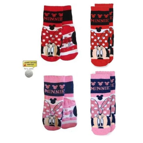 Disney Minnie gyerek vastag csúszásgátlós zokni 23-34