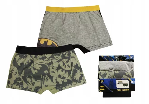 Dječje bokserice Batman Caped Crusader, 2 komada/pakiranje, 2 - 8 godina / 92 - 128 cm