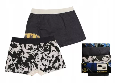 Dječje bokserice Batman Caped Crusader, 2 komada/pakiranje, 2 - 8 godina / 92 - 128 cm