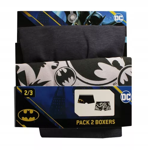 Dječje bokserice Batman Caped Crusader, 2 komada/pakiranje, 2 - 8 godina / 92 - 128 cm