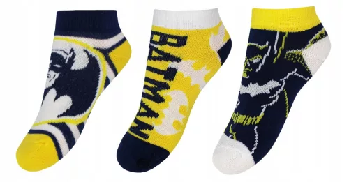 Detské ponožky Batman Caped Crusader s mysterióznym motívom 23-34