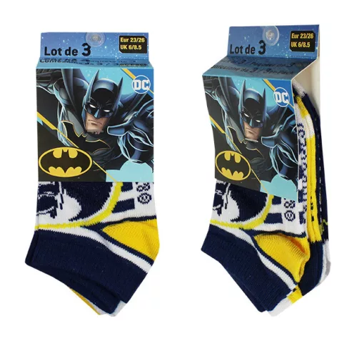 Detské ponožky Batman Caped Crusader s mysterióznym motívom 23-34