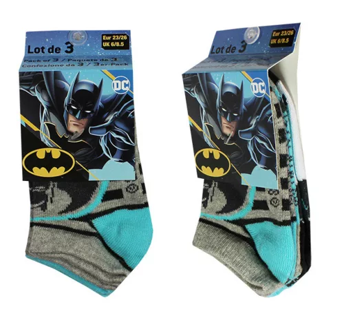 Detské ponožky Batman Caped Crusader s mysterióznym motívom 23-34
