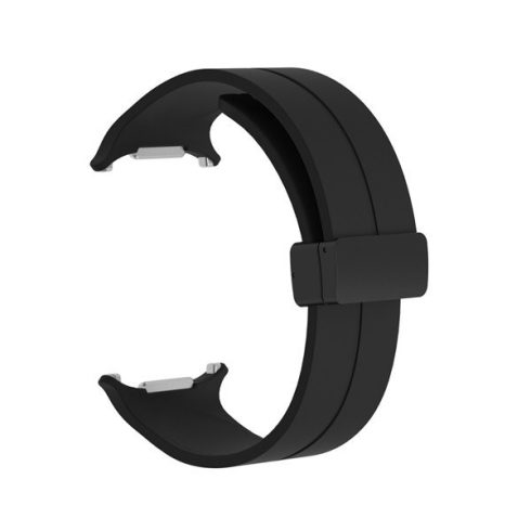 Samsung Galaxy Watch Ultra mágneses szilikon óraszíj, 24mm, fekete