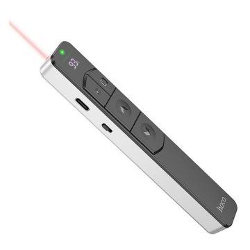   Hoco GM202 wireless lézer prezenter/pointer, bluetooth, ezüst