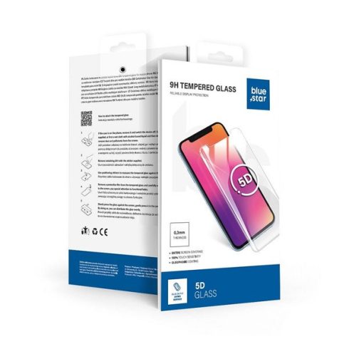 Blue Star Samsung Galaxy A36 tempered glass kijelzővédő üvegfólia, fekete