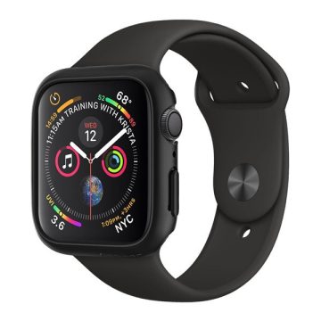 Spigen Thin Fit Apple Watch S4/S5/S6/SE 40mm Fekete tok