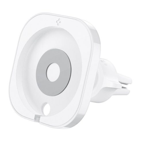 Spigen MagFit mágneses autós tartó MagSafe töltő kompatibilis, szellőzőrácsba, fehér
