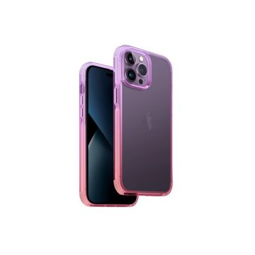   Uniq Combat Duo Apple iPhone 14 Pro Max, szilikon tok, lila/rózsaszín