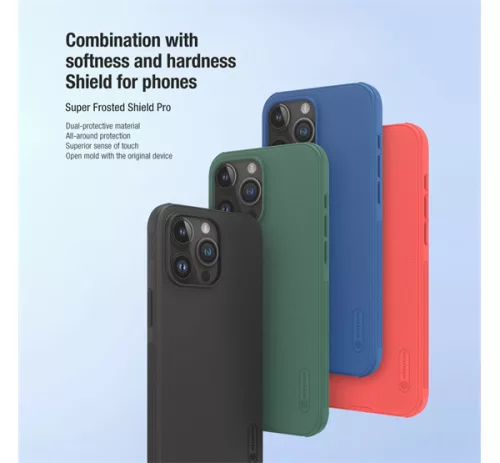 Nillkin Super Frosted Pro Apple iPhone 15 Pro Max Hülle, schwarz