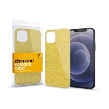   Xprotector Szilikon tok Diamond Apple iPhone 15 Pro Max, Arany