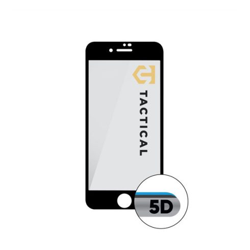 Tactical Glass Shield 5D Apple iPhone 7/8/SE2020/SE2022 kijelzővédő üvegfólia, fekete