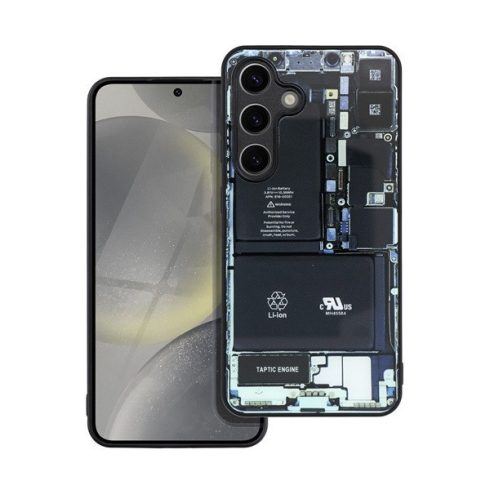 Tech Samsung A35 szilikon hátlap tok, fekete