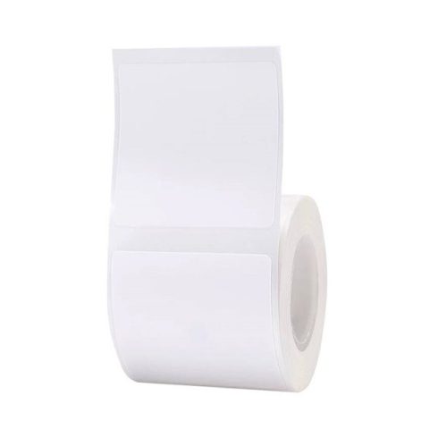 Niimbot öntapadós hő / thermo címke matrica, T 40x40mm 180 db, fehér