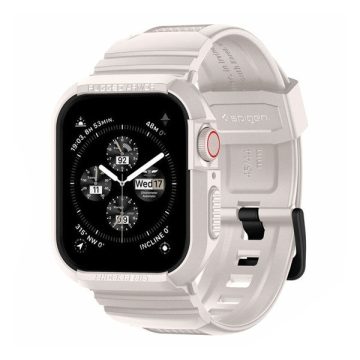   Spigen Rugged Armor Pro Apple Watch 9 / 8 / 7 45mm / SE (2nd / 1st Gen) / 6 / 5 / 4 44mm tok, bézs