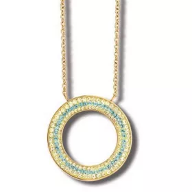 Halskette von Victoria mit goldfarbenem Aquamarin