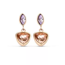 Victoria Rose gold színű színes köves fülbevaló