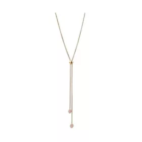 Victoria Rose gold színű rózsaszín köves nyaklánc