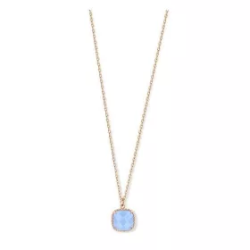 Victoria Rose gold színű kék köves nyaklánc