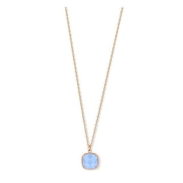 Victoria Rose gold színű kék köves nyaklánc