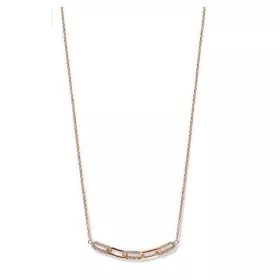 Victoria Rose gold színű fehér köves nyaklánc
