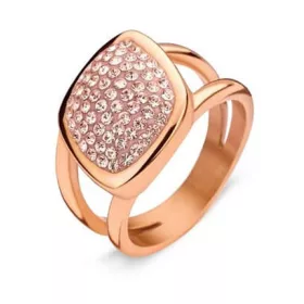 Victoria Rose gold színű rózsaszín köves gyűrű