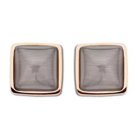 Victoria Rose gold színű barna köves fülbevaló
