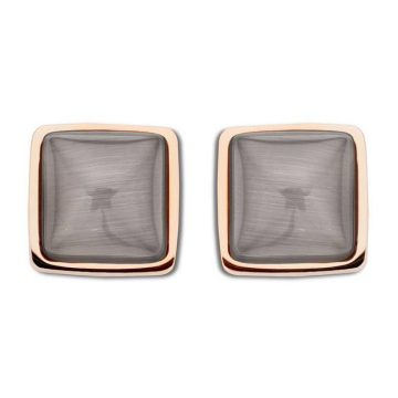 Victoria Rose gold színű barna köves fülbevaló