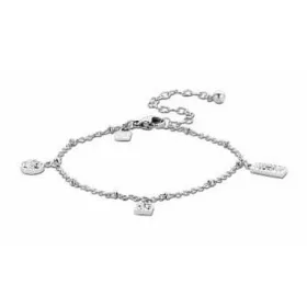 Victoria Armband aus silberfarbenem weißen Stein