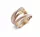 Victoria Rose gold színű színes köves gyűrű
