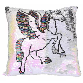 Față de pernă în culorile curcubeului 38x38cm
