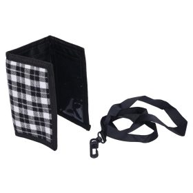 Vászon pénztárca vállszíjjal 24x12cm