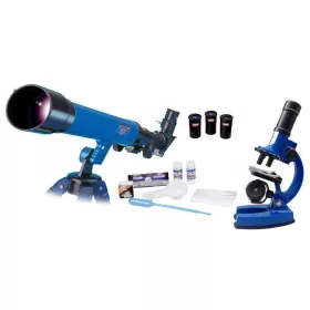 Binoclu 30mm 40x și microscop 450x, set de 35 bucăți