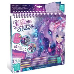 Caiet de schițe creativ Nebulous Stars violet