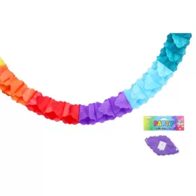 Színes girland – lila/kék, 3m
