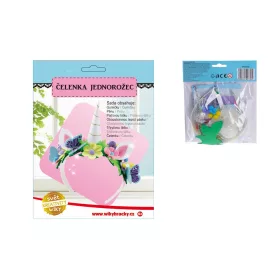 Set creativ cu bandă de păr Unicorn