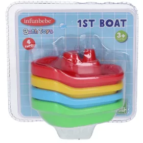 Jucărie de baie tip navă, 4 buc., 10 cm