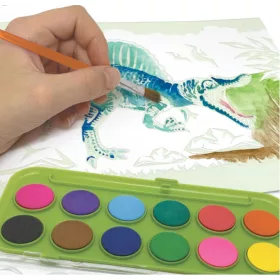 Stele nebuloase Dinosart Acuarelă magică