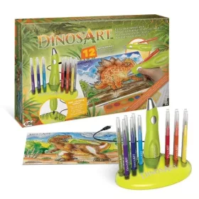 Set de cărți de colorat cu aerograf DinosArt