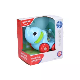 Zornăitoare elefant pe roți 11 cm
