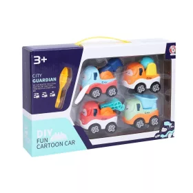 Set de mașini cu șuruburi 4 buc/7 cm